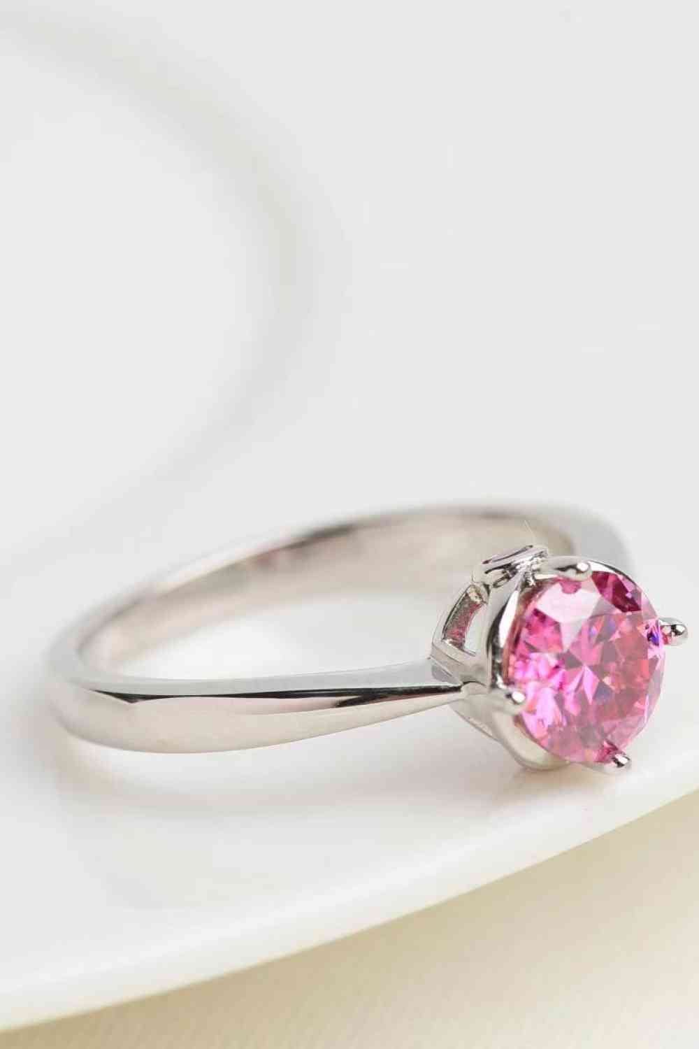 Endless Imagination 1 Carat Moissanite Ring - Ring - Pink - Bella Bourget