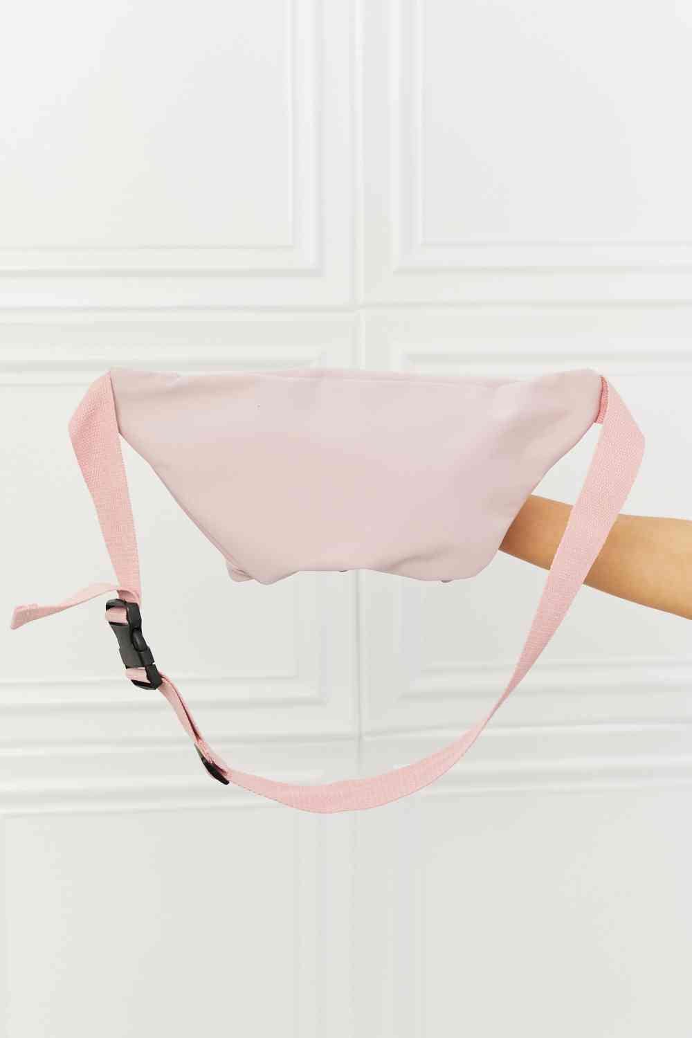 Fame Doing Me Waist Bag in Pink - bag - Blush Pink - Bella Bourget