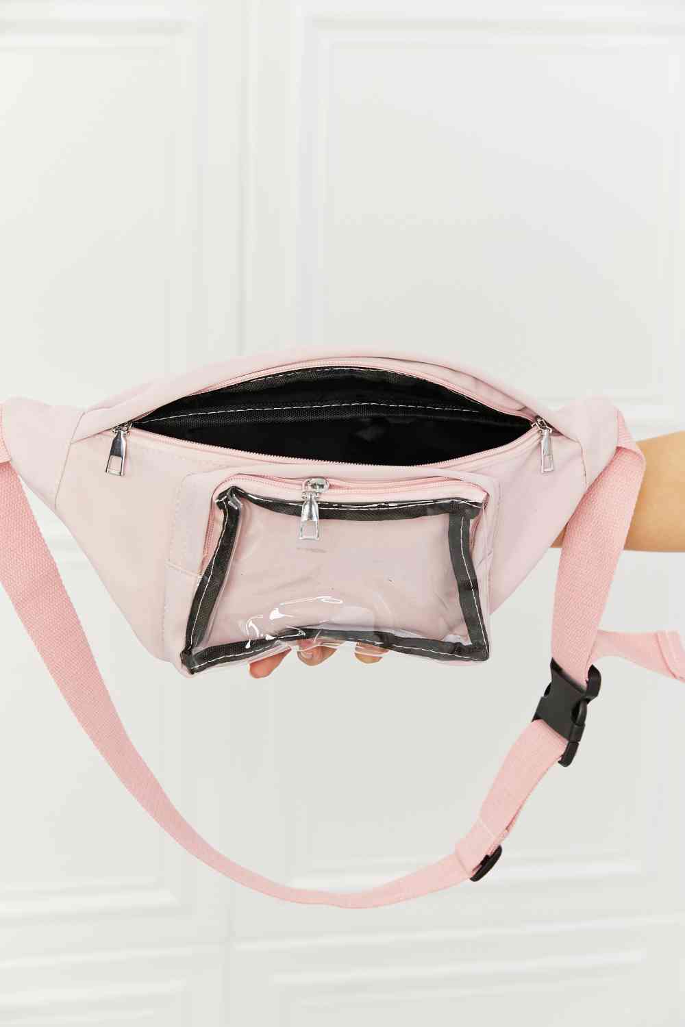 Fame Doing Me Waist Bag in Pink - bag - Blush Pink - Bella Bourget