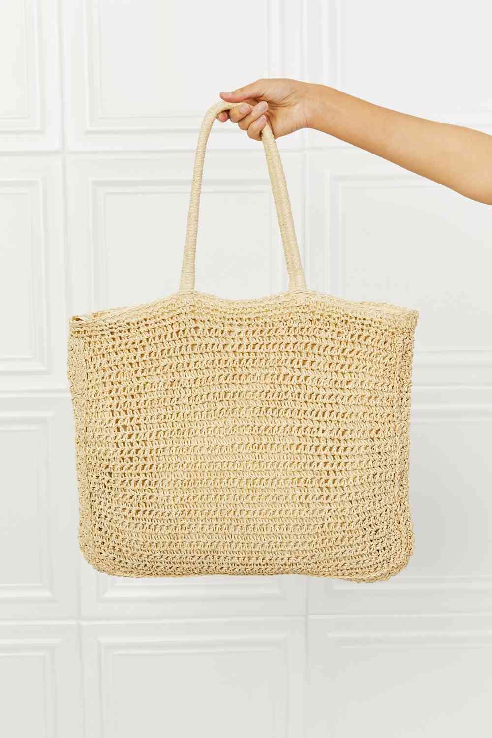 Fame Off The Coast Straw Tote Bag - bag - Ivory - Bella Bourget