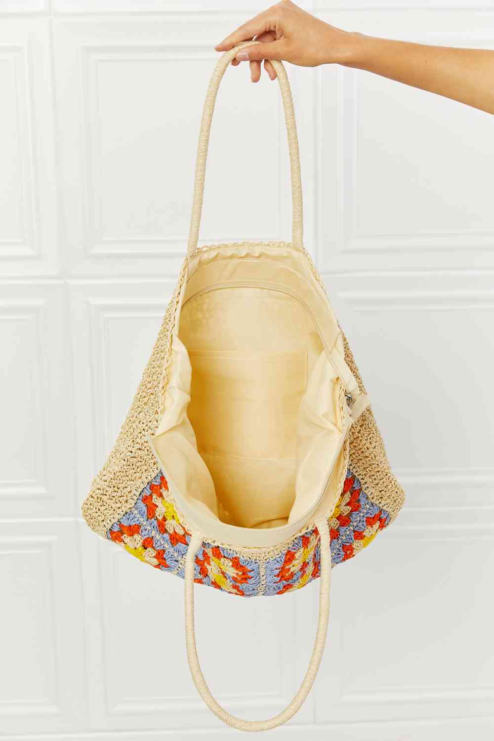 Fame Off The Coast Straw Tote Bag - bag - Ivory - Bella Bourget