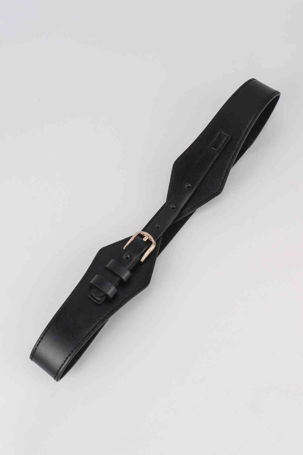 Fashion Geometric Elastic Belt - belt - Black - Bella Bourget