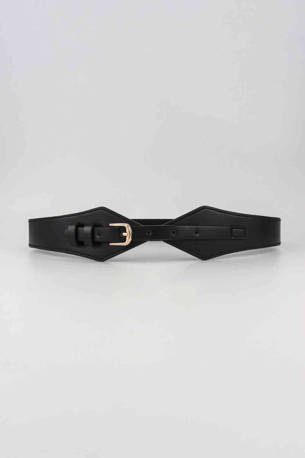 Fashion Geometric Elastic Belt - belt - Black - Bella Bourget