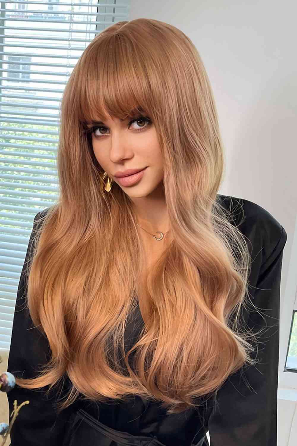 Full Machine Long Wave Synthetic Wigs 24'' - synthetic hair - Gold - Bella Bourget