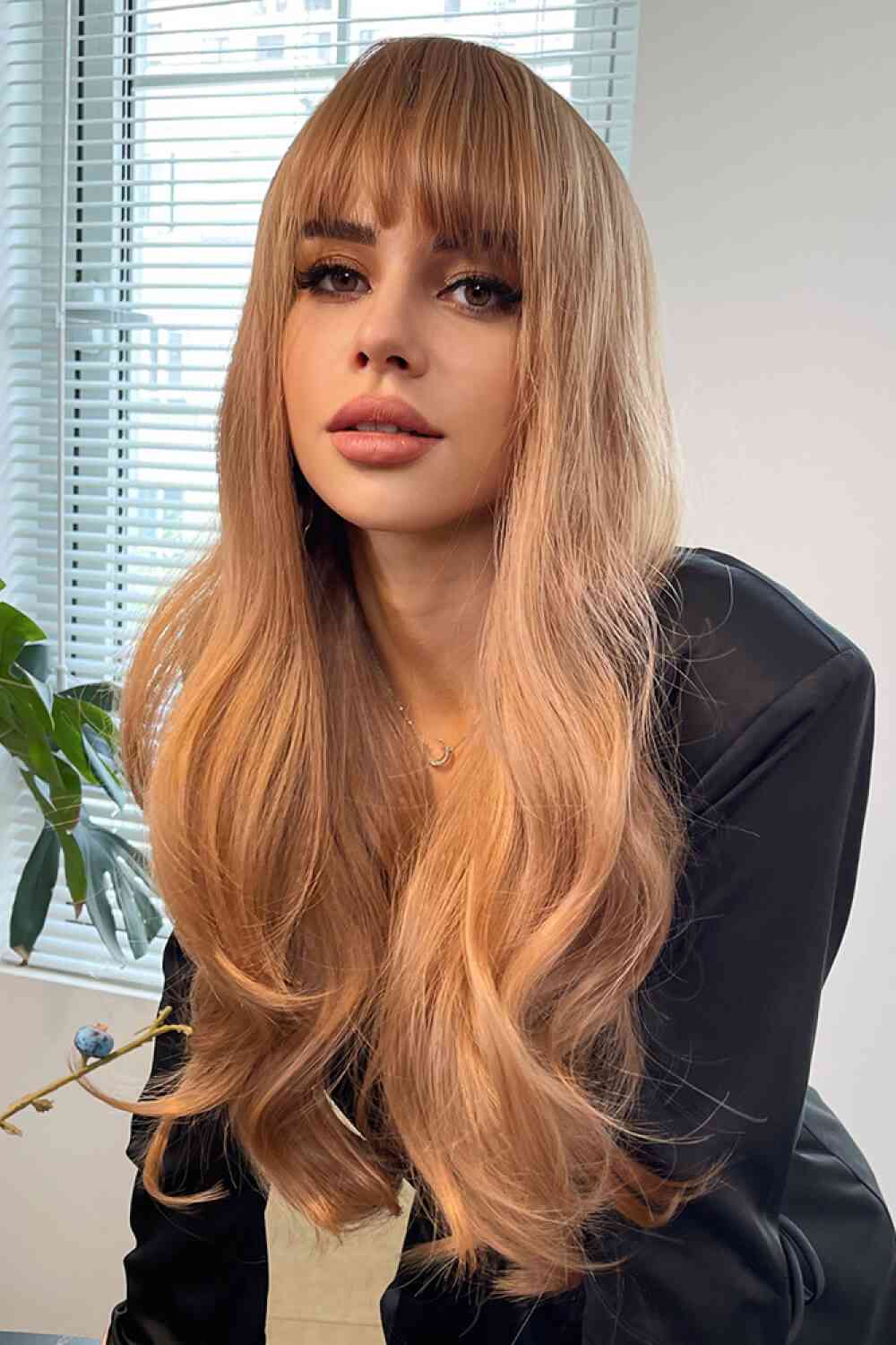 Full Machine Long Wave Synthetic Wigs 24'' - synthetic hair - Gold - Bella Bourget