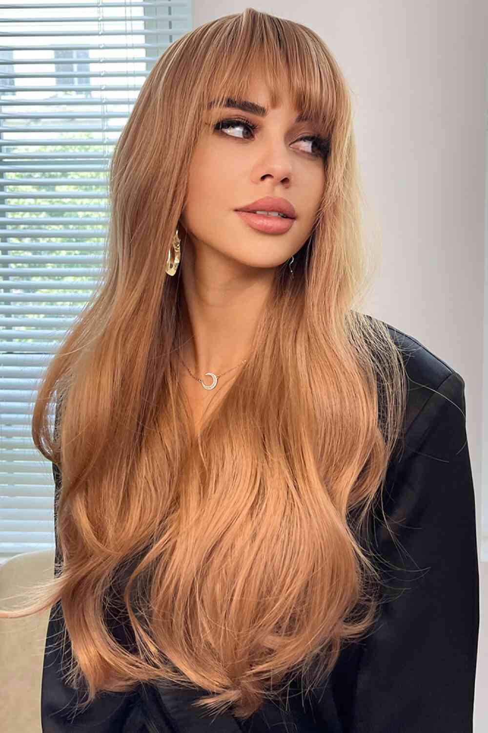 Full Machine Long Wave Synthetic Wigs 24'' - synthetic hair - Gold - Bella Bourget