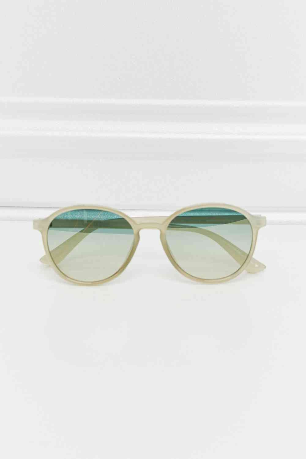 Full Rim Frame Sunglasses - sunglasses - Mist Green - Bella Bourget