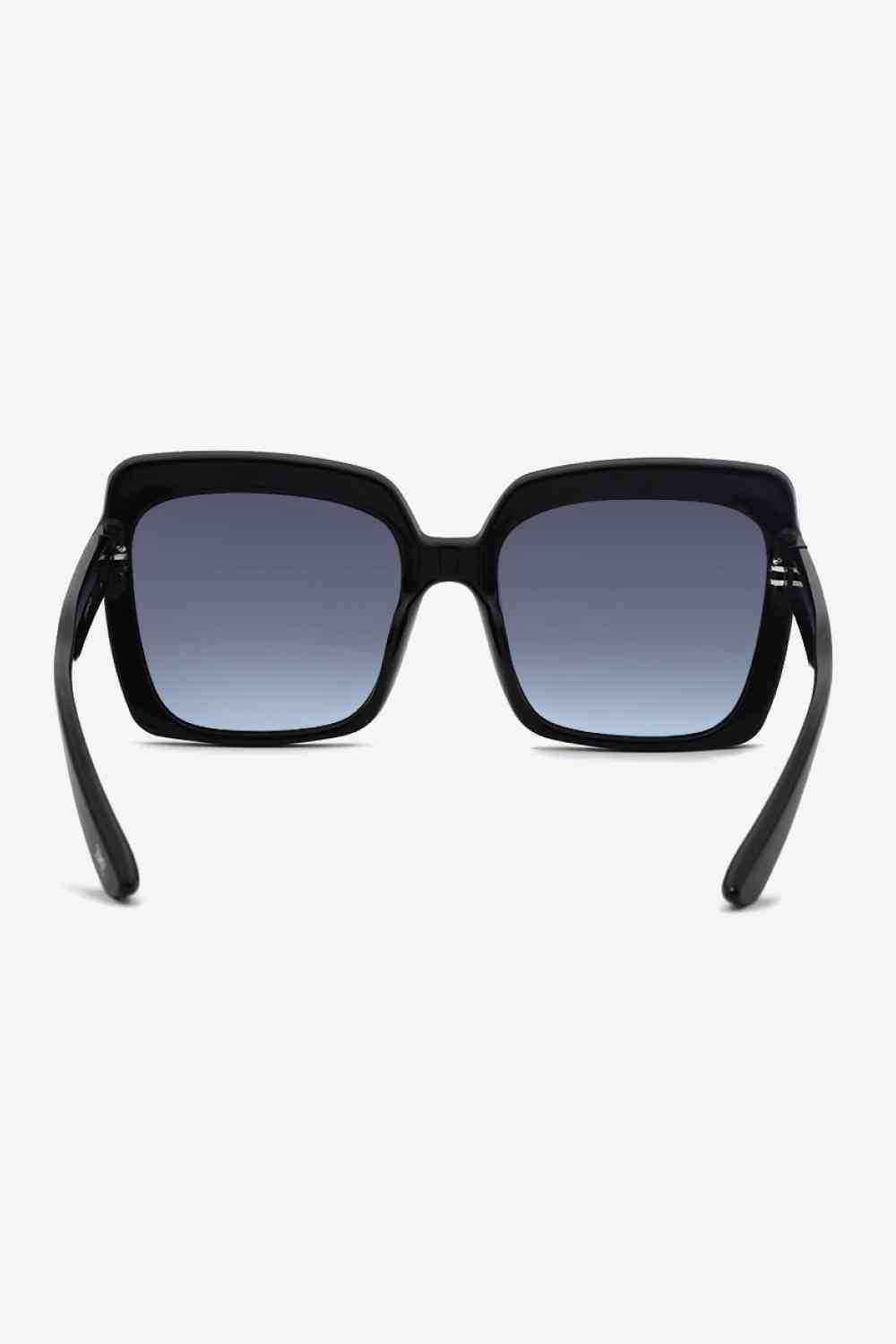 Full Rim Square Frame Sunglasses - sunglasses - Black - Bella Bourget