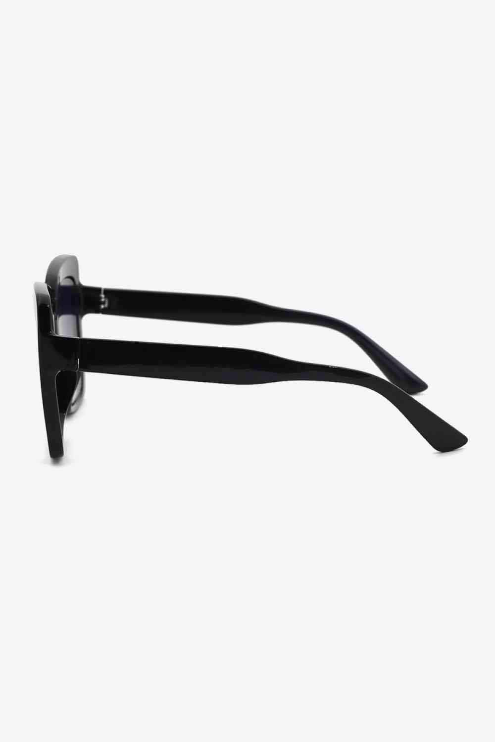 Full Rim Square Frame Sunglasses - sunglasses - Black - Bella Bourget