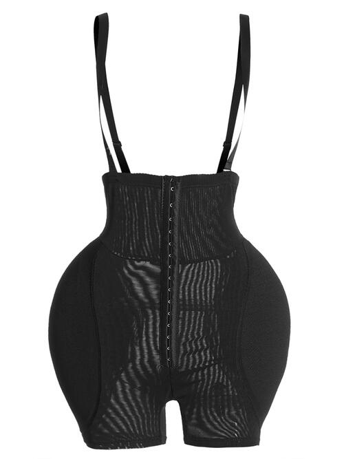 Full Size Hook - and - Eye Under - Bust Shaping Bodysuit - Bodysuit - Black - Bella Bourget