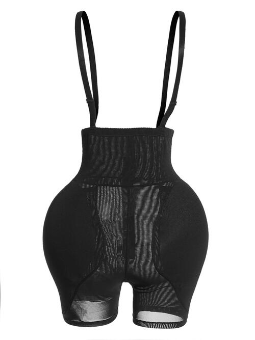 Full Size Hook - and - Eye Under - Bust Shaping Bodysuit - Bodysuit - Black - Bella Bourget