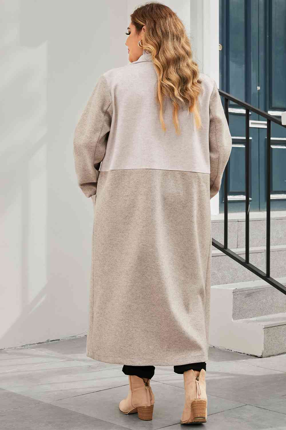 Full size longline coat - Full Size Coat - Dust Storm - Bella Bourget