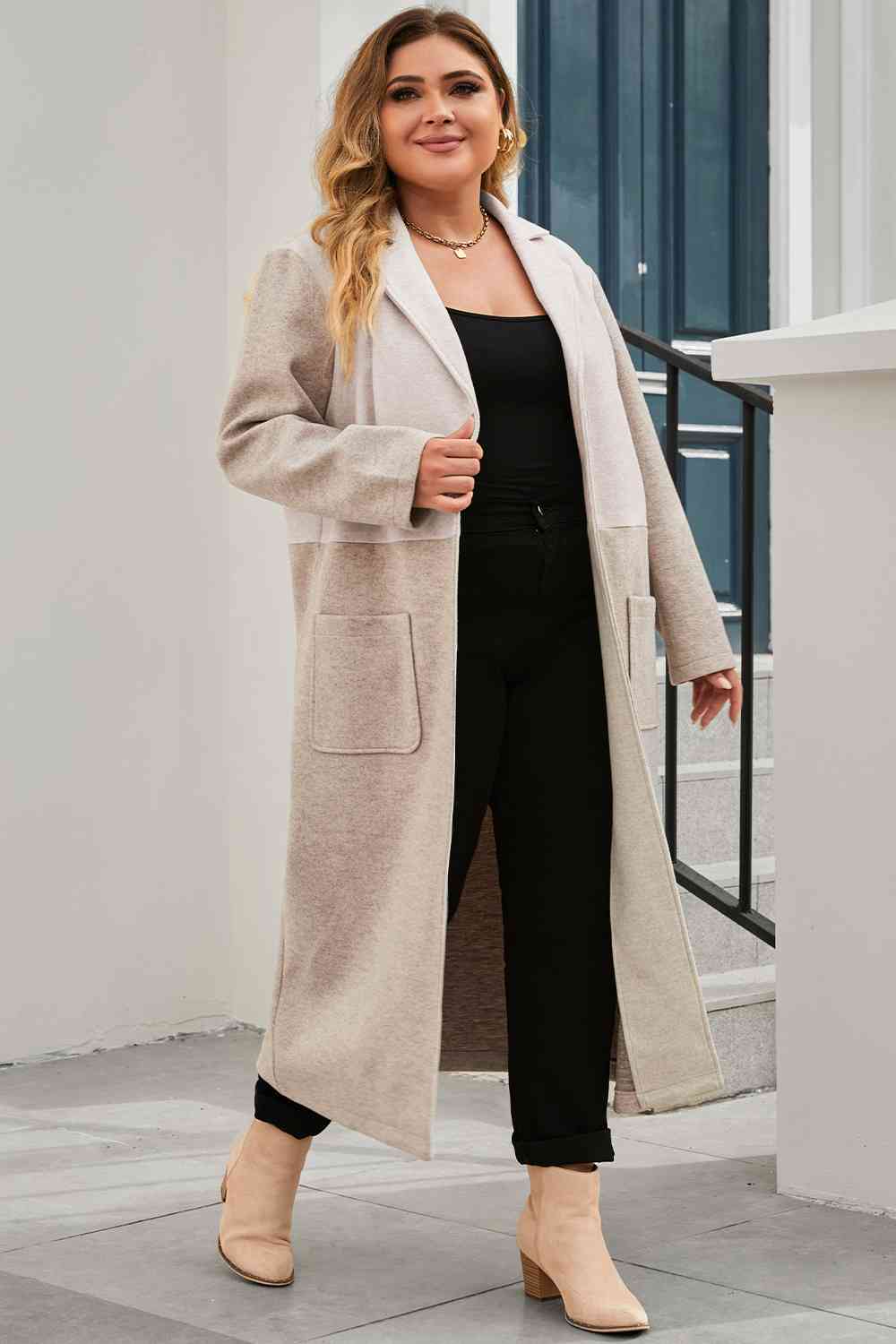 Full size longline coat - Full Size Coat - Dust Storm - Bella Bourget