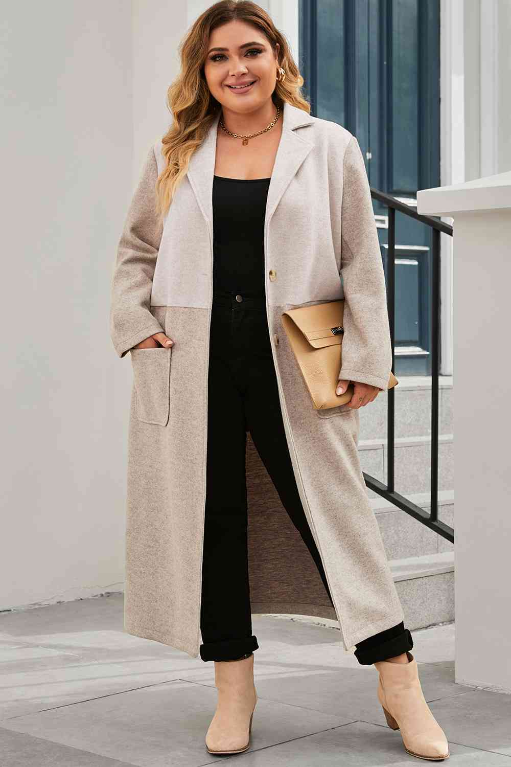 Full size longline coat - Full Size Coat - Dust Storm - Bella Bourget