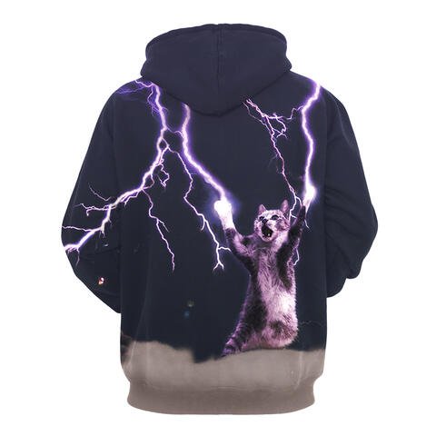 Full Size Printed Drawstring Hoodie with Pockets - Full Size Hoodie - Dusty Purple - Bella Bourget