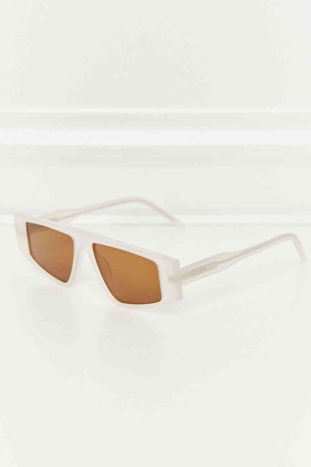 Geometric TAC Polarization Lens Sunglasses - sunglasses - Caramel - Bella Bourget