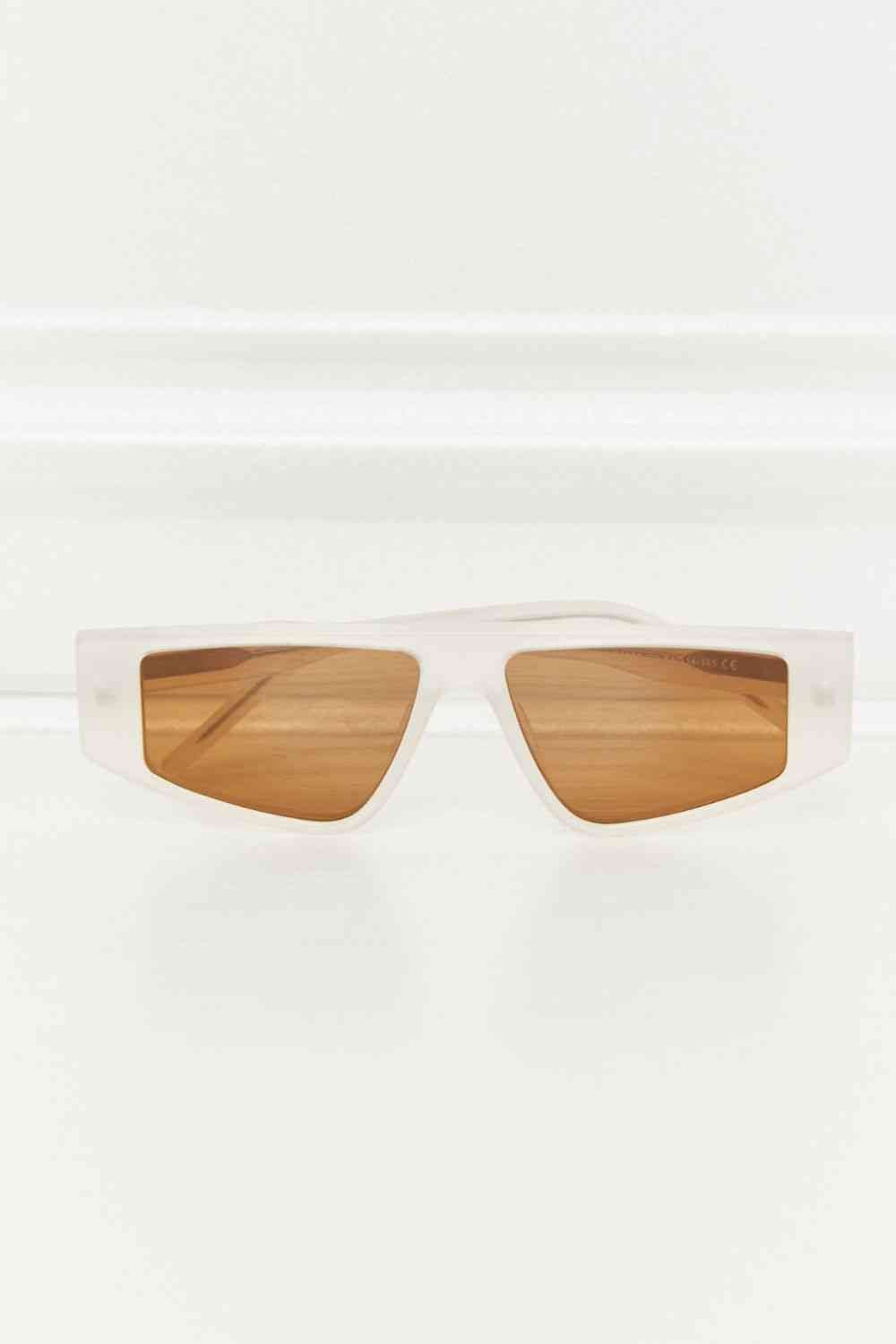 Geometric TAC Polarization Lens Sunglasses - sunglasses - Caramel - Bella Bourget