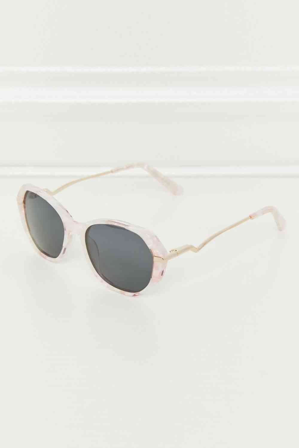 Glam TAC Polarization Lens Sunglasses - sunglasses - Blush Pink - Bella Bourget