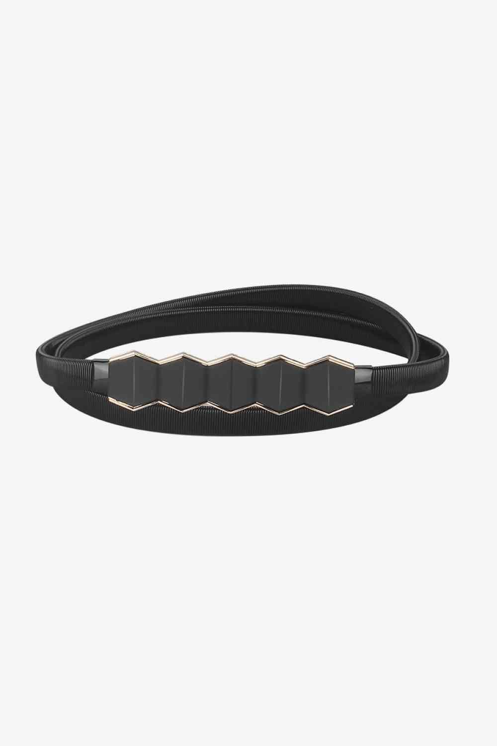 Iron Skinny Belt - belt - Black - Bella Bourget