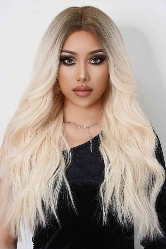 Long Wave Synthetic Wigs 26'' - synthetic hair - Brown/Blonde Ombre - Bella Bourget