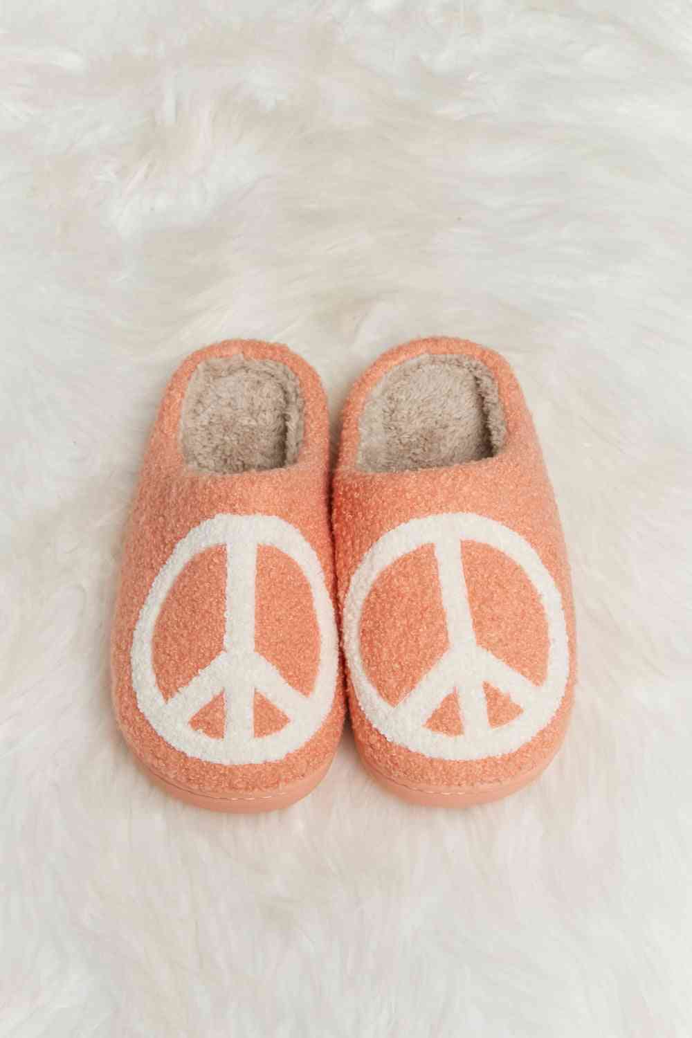 Melody Printed Plush Slide Slippers - shoes - Heart Dot - Bella Bourget