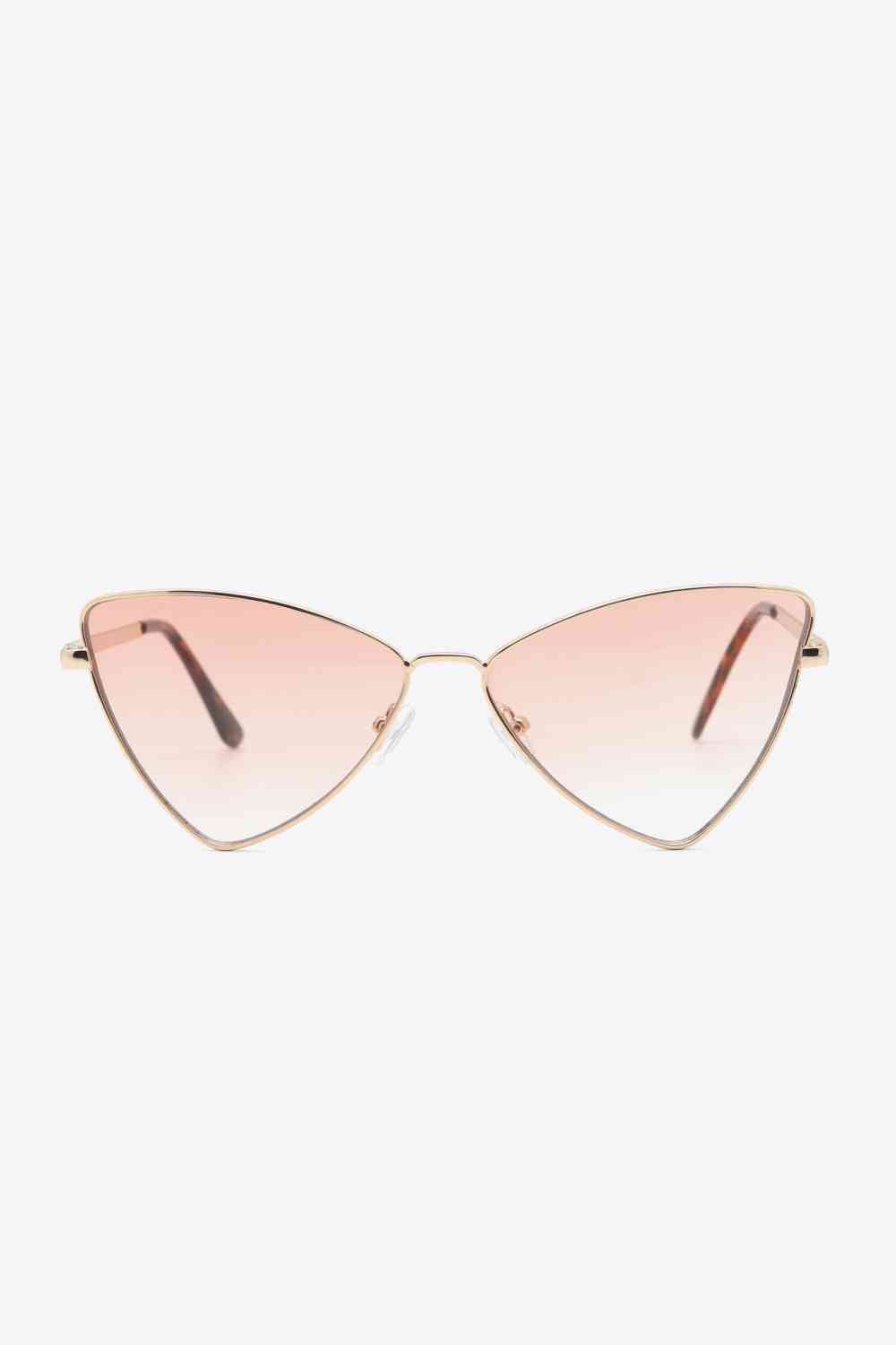 Metal Frame Cat - Eye Sunglasses - sunglasses - Chestnut - Bella Bourget