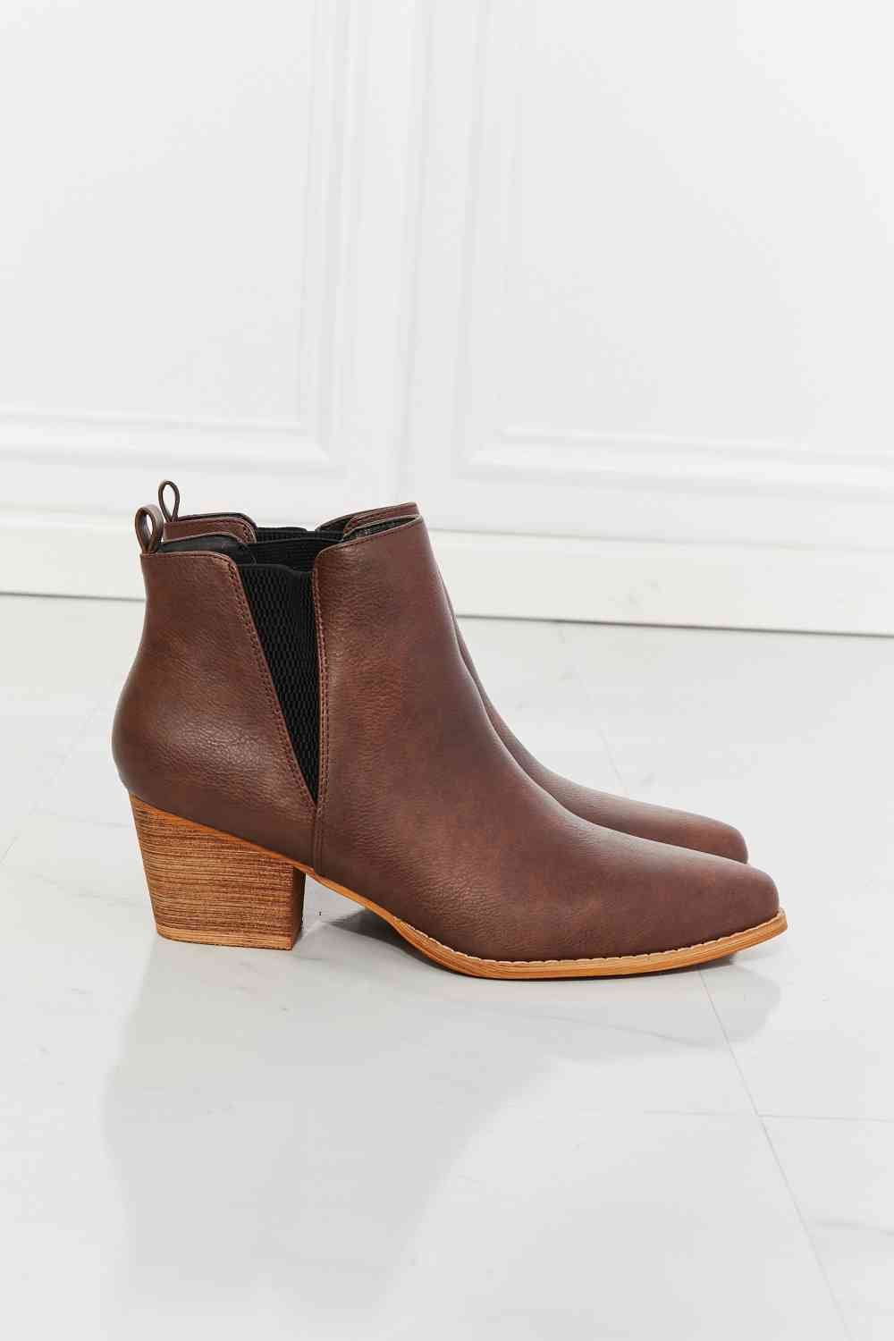 MMShoes Back At It Point Toe Bootie in Chocolate - shoes - Chocolate - Bella Bourget