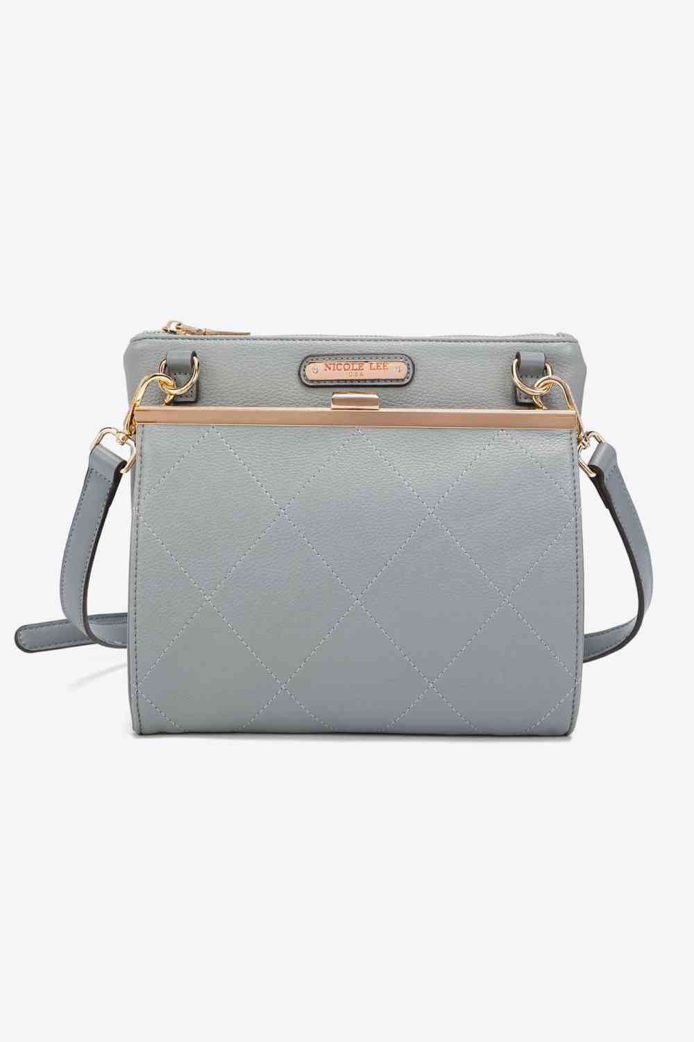 Nicole Lee USA All Day, Everyday Handbag - bag - Gray Dawn - Bella Bourget