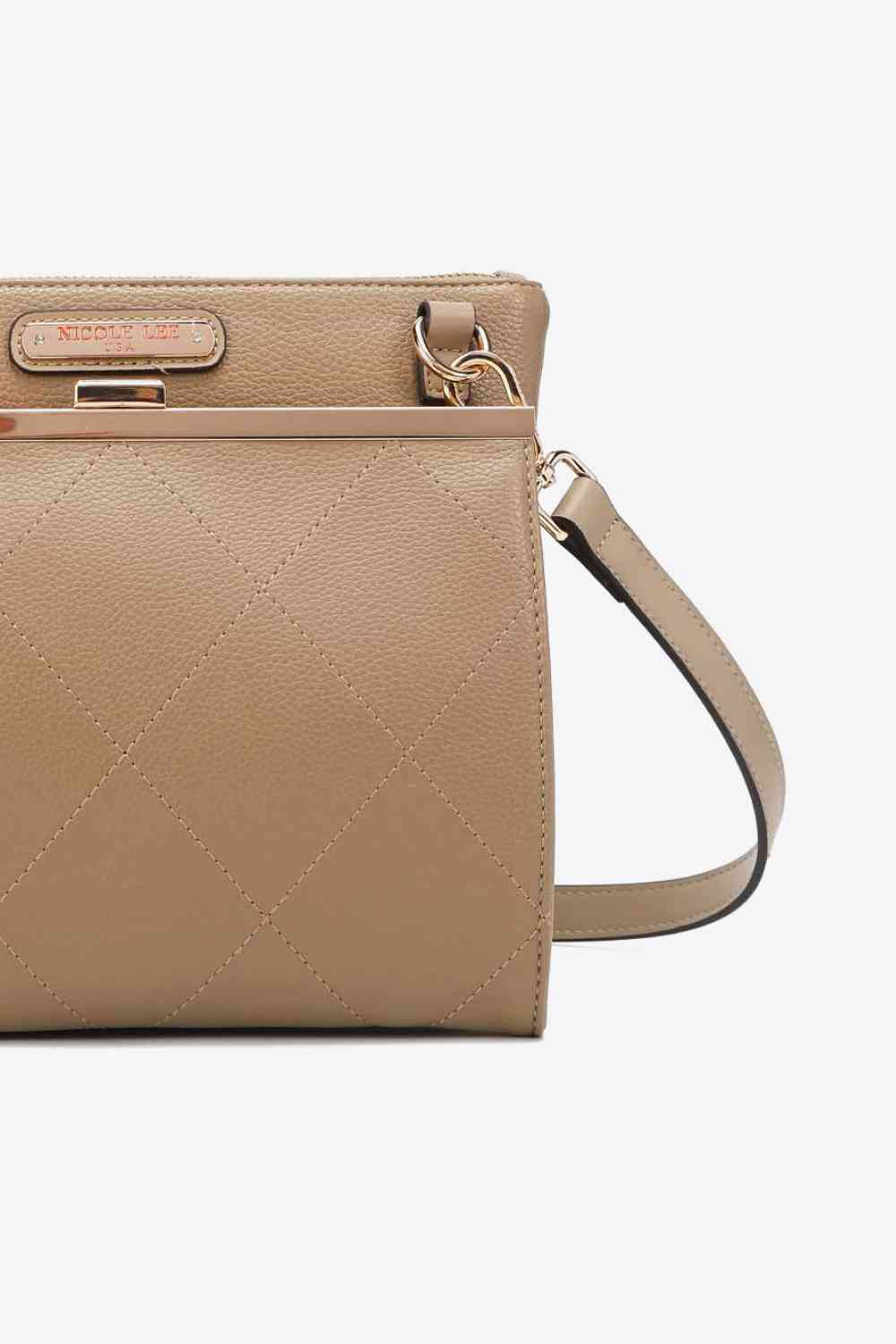 Nicole Lee USA All Day, Everyday Handbag - bag - Taupe - Bella Bourget