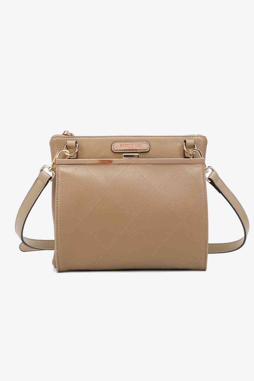 Nicole Lee USA All Day, Everyday Handbag - bag - Taupe - Bella Bourget