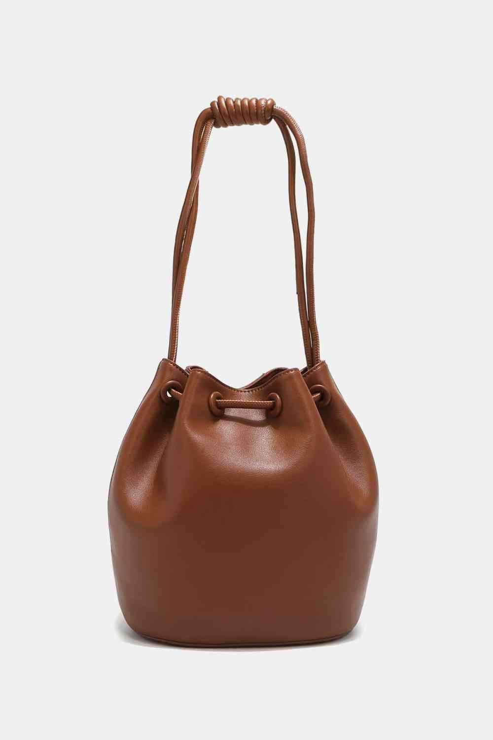 Nicole Lee USA Amy Studded Bucket Bag - bag - Brown - Bella Bourget