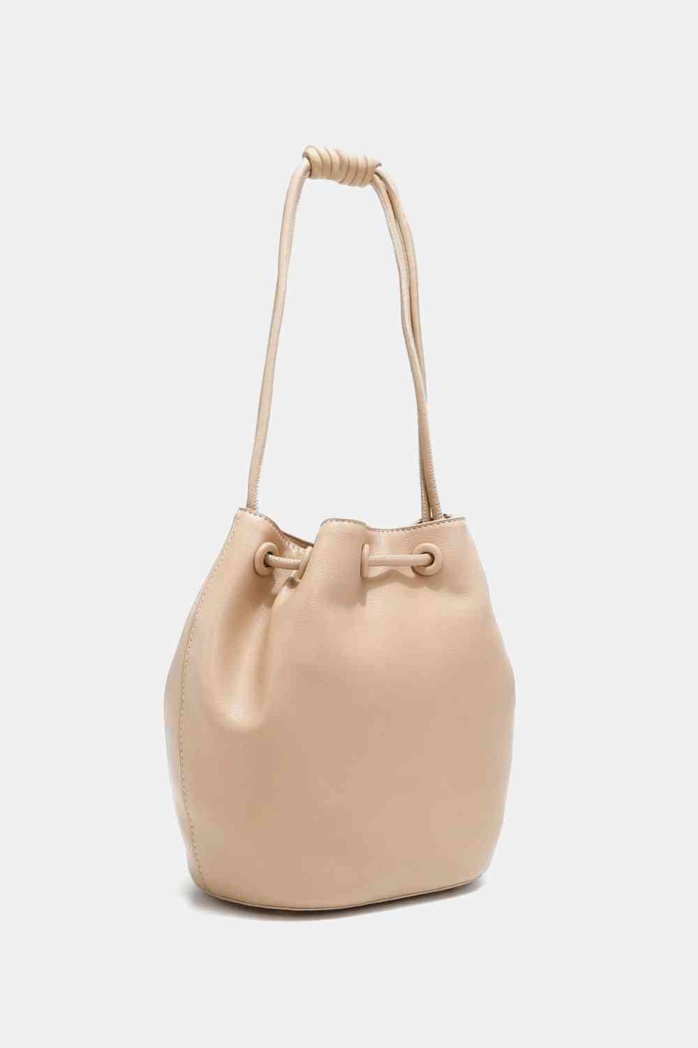 Nicole Lee USA Amy Studded Bucket Bag - bag - Beige - Bella Bourget