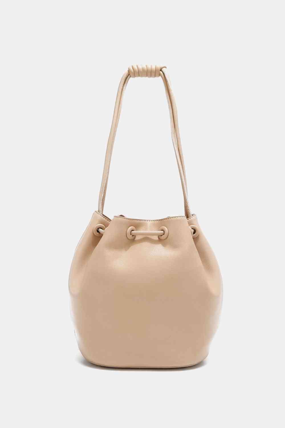 Nicole Lee USA Amy Studded Bucket Bag - bag - Beige - Bella Bourget