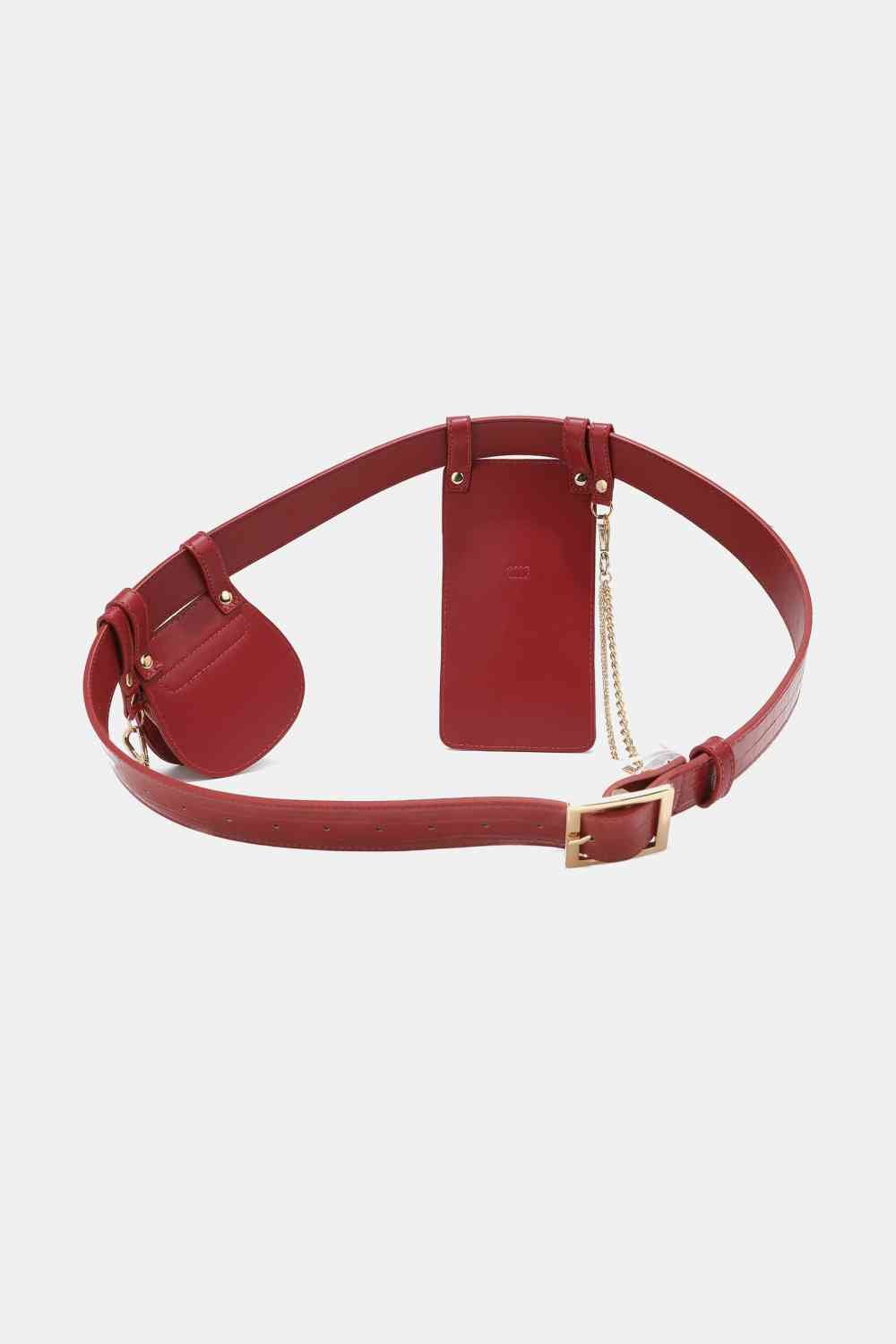 Nicole Lee USA Aurelia Belt Bag - bag - Red - Bella Bourget