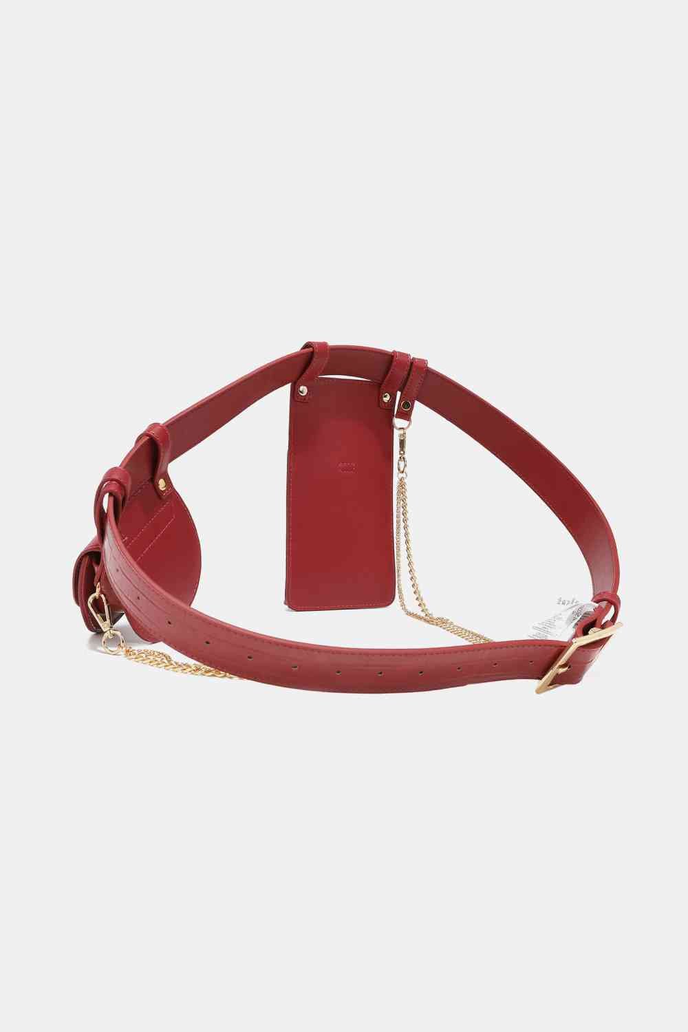 Nicole Lee USA Aurelia Belt Bag - bag - Red - Bella Bourget