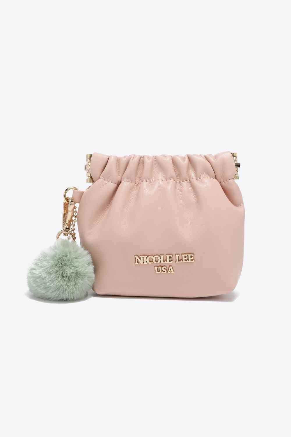 Nicole Lee USA Faux Leather Pouch - bag - Lavender - Bella Bourget