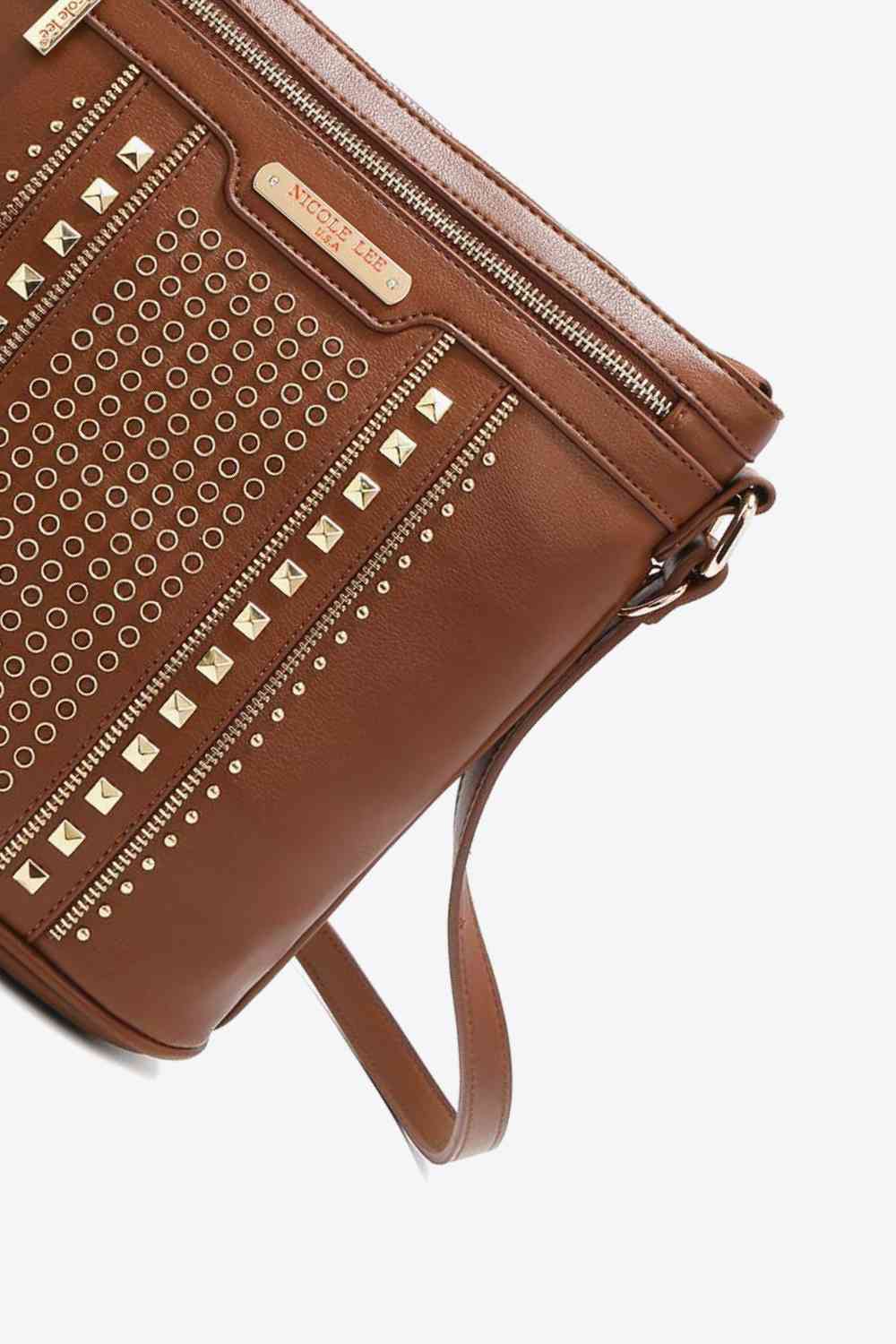 Nicole Lee USA Love Handbag - bag - Chestnut - Bella Bourget