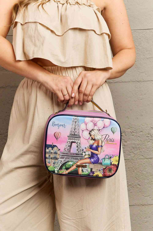 Nicole Lee USA Printed Handbag with Three Pouches - bag - Romance In Paris - Bella Bourget