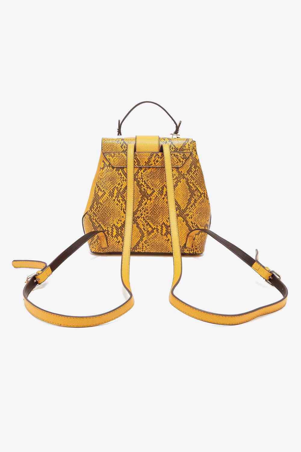 Nicole Lee USA Python 3 - Piece Bag Set - bag - Mustard - Bella Bourget