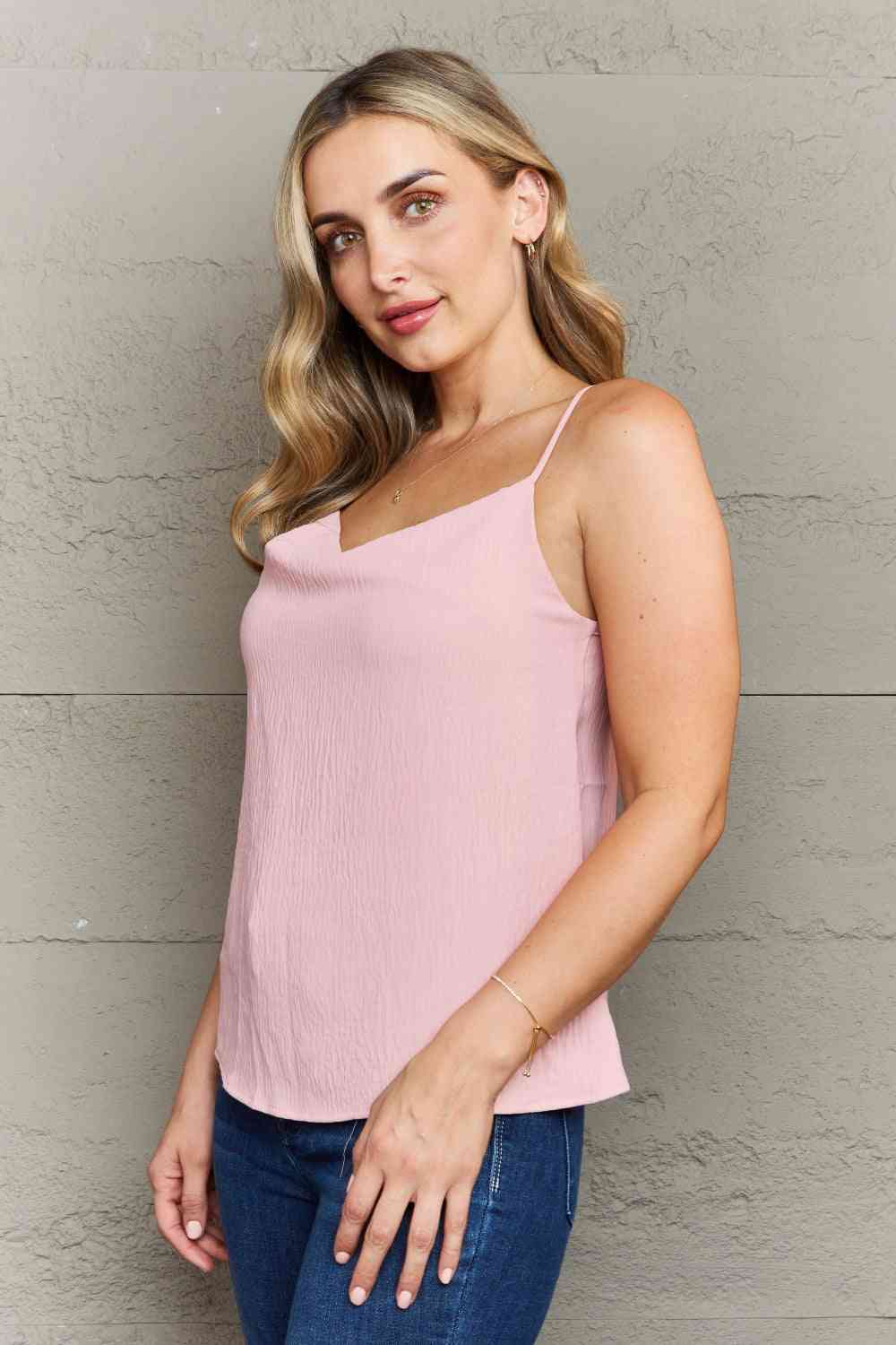 Ninexis For The Weekend Loose Fit Cami - TikTok - Blush Pink - Bella Bourget