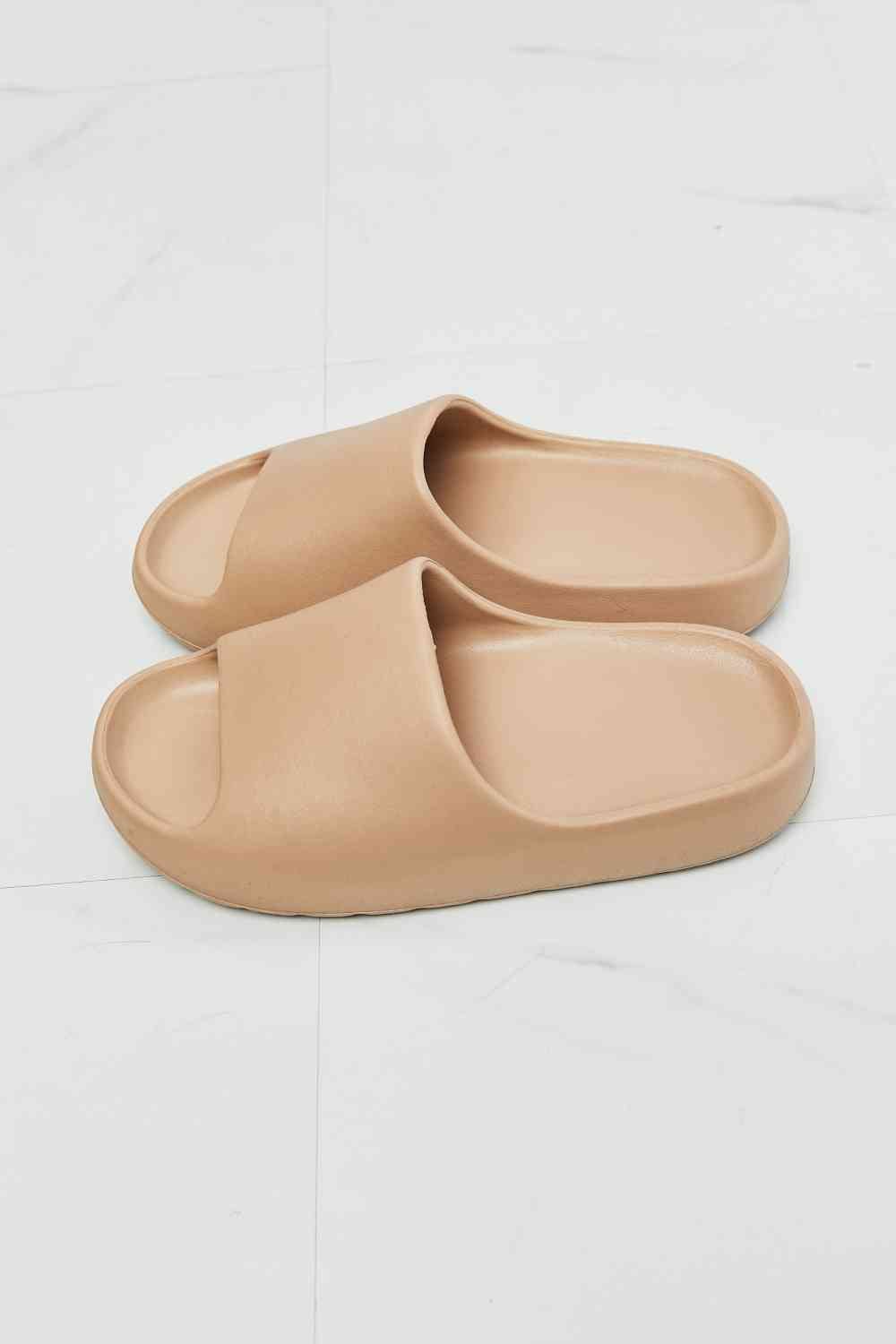 NOOK JOI In My Comfort Zone Slides in Beige - shoes - Sand - Bella Bourget