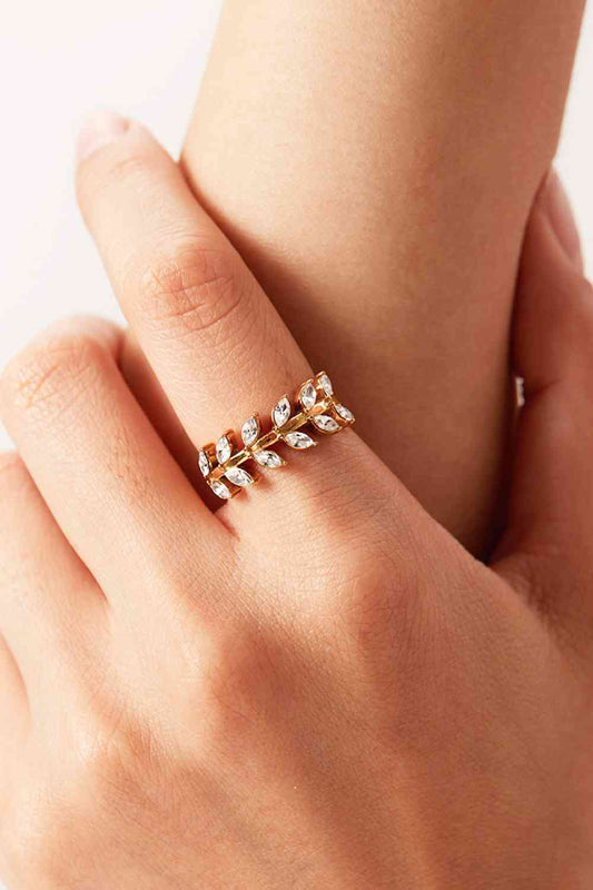 Open Back Leaf Ring - Ring - Gold - Bella Bourget