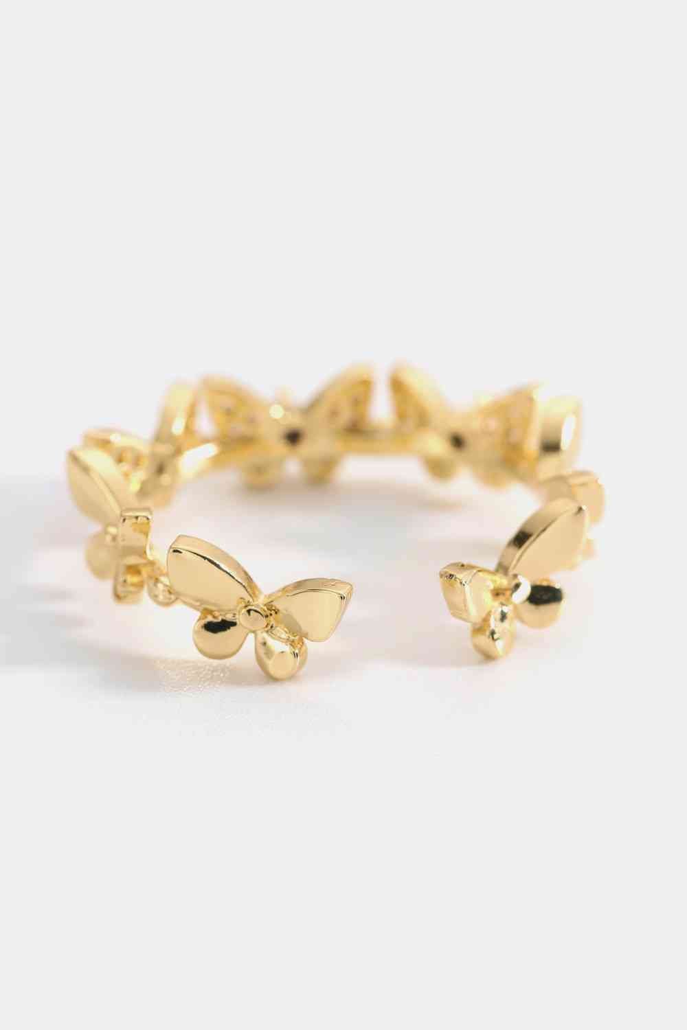 Open Ring Butterfly Ring - Ring - Gold - Bella Bourget