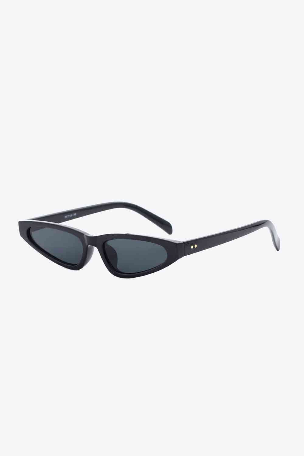 Polycarbonate Frame UV400 Cat Eye Sunglasses - sunglasses - Black - Bella Bourget