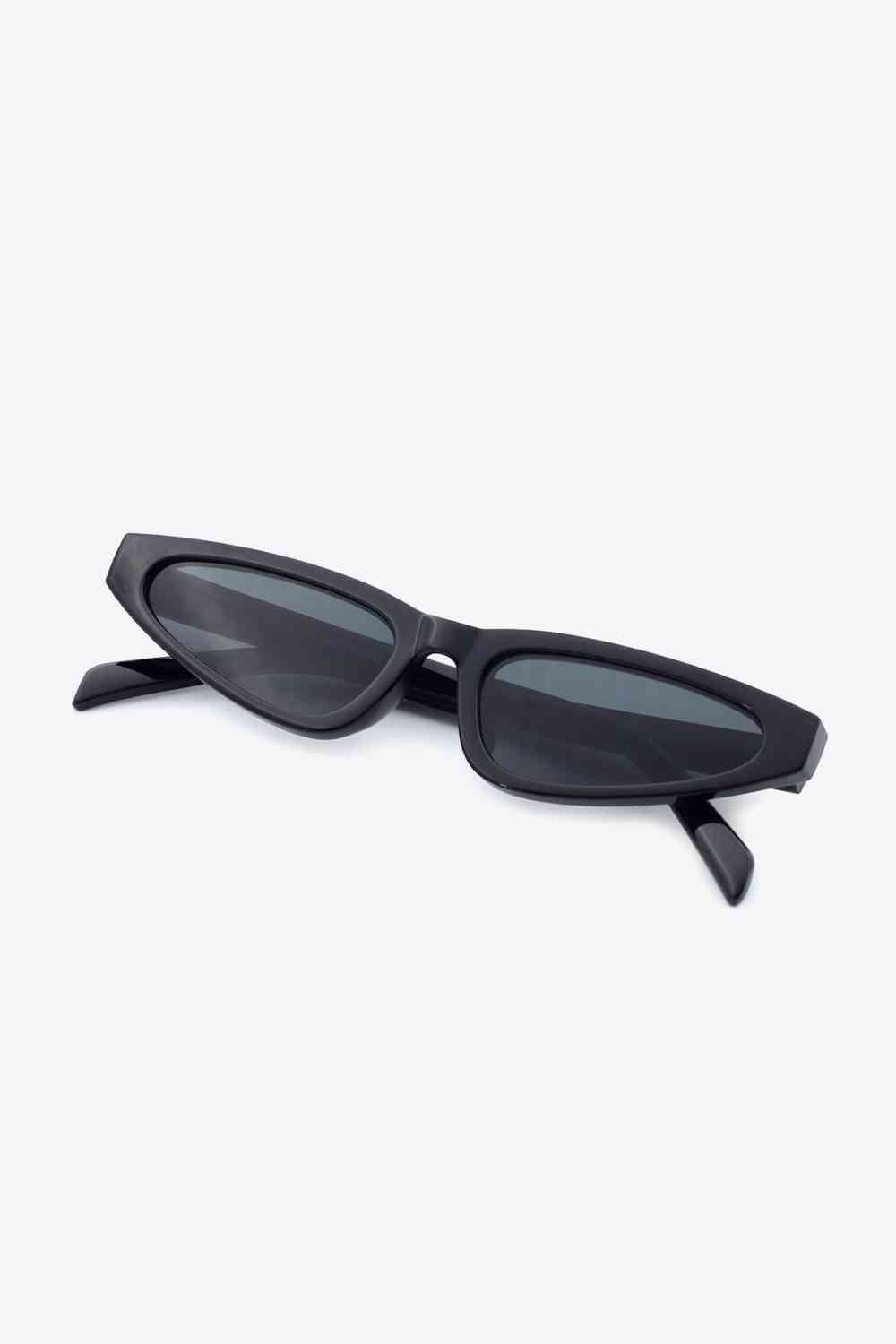 Polycarbonate Frame UV400 Cat Eye Sunglasses - sunglasses - Black - Bella Bourget