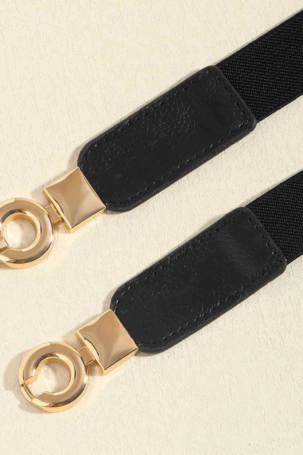 PU Leather Belt - belt - Black - Bella Bourget