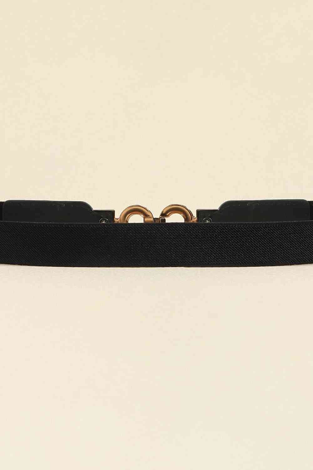 PU Leather Belt - belt - Black - Bella Bourget