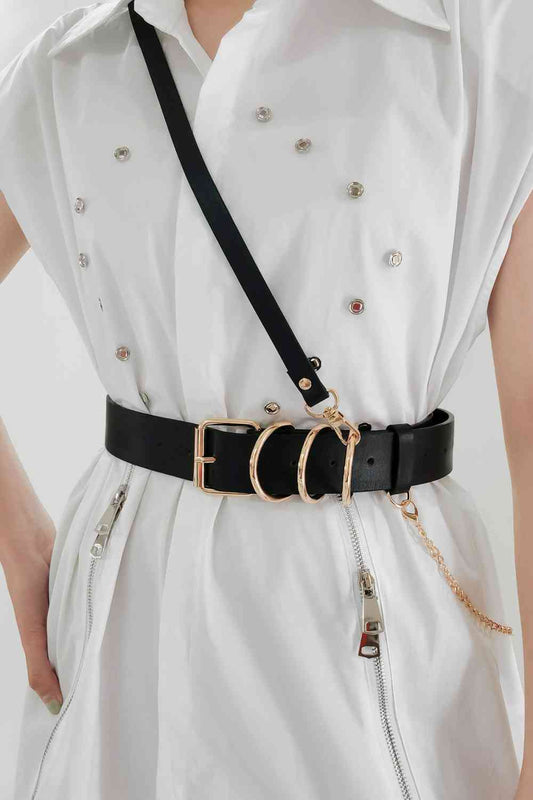 Punk Belt - belt - Black/Gold - Bella Bourget