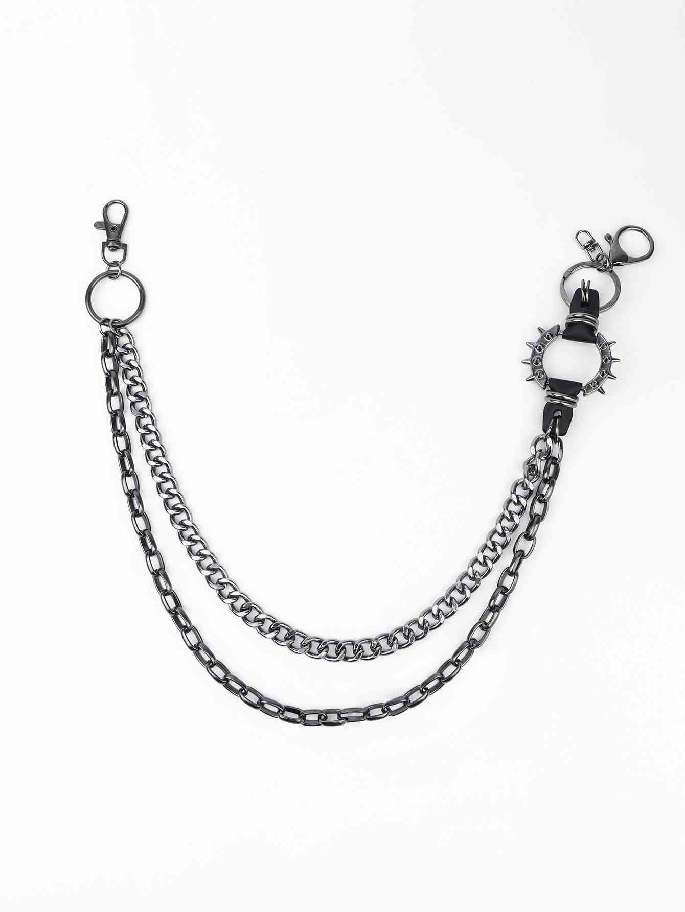 Punk Chain Belt - belt - Black - Bella Bourget