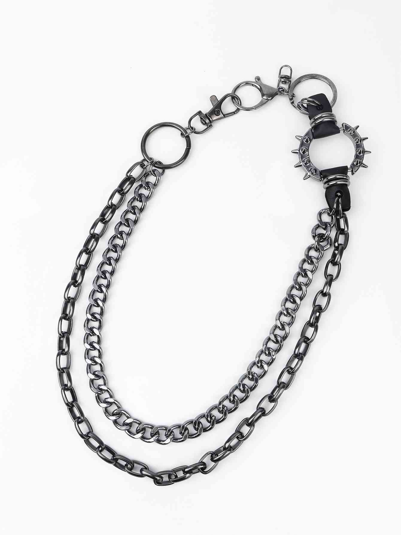 Punk Chain Belt - belt - Black - Bella Bourget